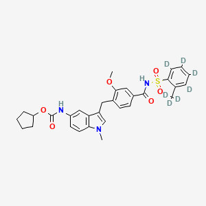 molecular formula C31H33N3O6S B1141256 Zafirlukast-d7 