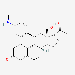 molecular formula C₂₇H₃₃NO₃ B1141257 N-Desmethyl Ulipristal CAS No. 159681-67-1