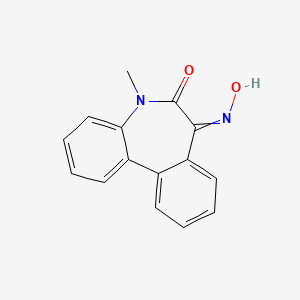 molecular formula C₁₅H₁₂N₂O₂ B1141262 (7Z)-7-hydroxyimino-5-methylbenzo[d][1]benzazepin-6-one CAS No. 209984-31-6