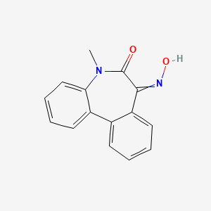 molecular formula C₁₅H₁₂N₂O₂ B1141262 5H-Dibenz[b,d]azepine-6,7-dione, 5-methyl-, 7-oxime CAS No. 209984-31-6