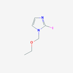 molecular formula C6H9IN2O B114127 1-Ethoxymethyl-2-iodoimidazole CAS No. 146697-87-2