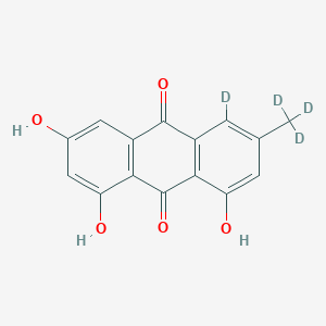 molecular formula C₁₅H₆D₄O₅ B1141276 Emodin-d4 CAS No. 132796-52-2