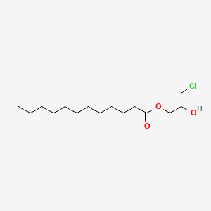molecular formula C15H29ClO3 B1141285 1-Lauroyl-3-chloropropanediol CAS No. 20542-96-5
