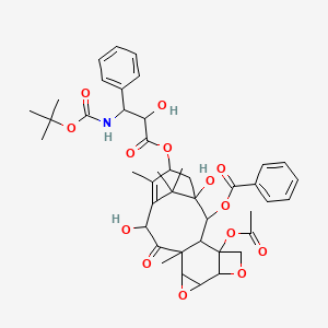 molecular formula C₄₃H₅₁NO₁₄ B1141289 6,7-Epoxy Docetaxel(Mixture of Diastereomers) CAS No. 181208-36-6