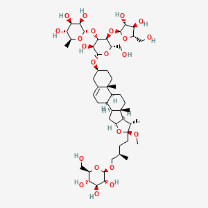 molecular formula C₅₁H₈₄O₂₂ B1141296 Polyphyllin VII CAS No. 76296-75-8
