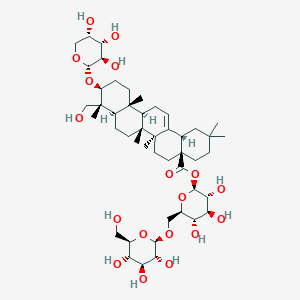 molecular formula C₄₇H₇₆O₁₈ B1141298 Asperosaponin VI CAS No. 39524-08-8