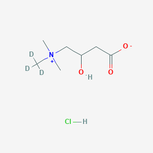 molecular formula C₇H₁₃D₃ClNO₃ B1141299 D,L-Carnitine-d3 Chloride CAS No. 119766-67-5