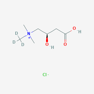 molecular formula C₇H₁₃D₃ClNO₃ B1141300 L-肉碱-d3 氯化物 CAS No. 350818-62-1