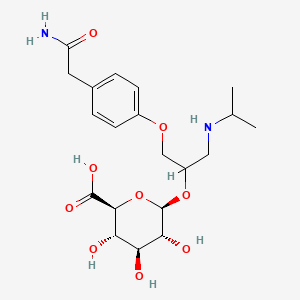 molecular formula C₂₀H₃₀N₂O₉ B1141303 Atenolol beta-D-Glucuronide CAS No. 889359-84-6