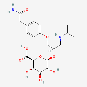 molecular formula C₂₀H₃₀N₂O₉ B1141303 Atenololbeta-D-Glucuronide CAS No. 889359-84-6