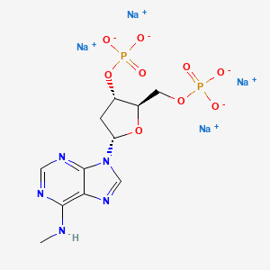 molecular formula C11H13N5O9P2Na4 B1141304 MRS 2179 tetrasodium salt CAS No. 1454889-37-2