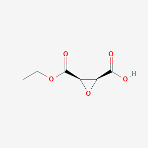 molecular formula C₆H₈O₅ B1141308 (2R,3S)-2,3-Epoxybutanedioic acid 1-ethyl ester CAS No. 149884-11-7