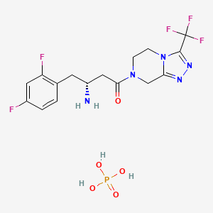 molecular formula C₁₆H₁₉F₅N₅O₅P B1141310 5-Desfluoro Sitagliptin CAS No. 1345822-86-7
