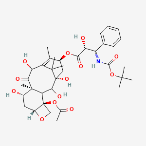 molecular formula C₃₆H₄₉NO₁₃ B1141320 Desbenzoyl Docetaxel CAS No. 160972-48-5