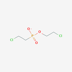 molecular formula C4H8Cl2O3P- B1141334 2-Chloroethyl (2-chloroethyl)phosphonate CAS No. 17378-30-2