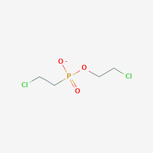 molecular formula C₄H₉Cl₂O₃P B1141334 2-Chloroethyl (2-chloroethyl)phosphonate CAS No. 17378-30-2