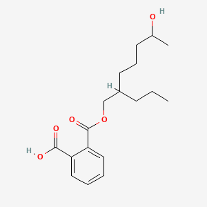 molecular formula C₁₈H₂₂D₄O₅ B1141335 2-(6-Hydroxy-2-propylheptoxy)carbonylbenzoic acid CAS No. 1412411-11-0