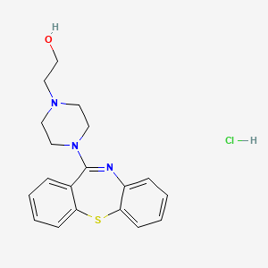 B1141345 Quetiapine Hydroxy Impurity Dihydrochloride Salt CAS No. 329218-14-6
