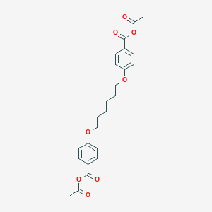 molecular formula C24H26O8 B114135 Acetyl 4-[6-(4-acetyloxycarbonylphenoxy)hexoxy]benzoate CAS No. 151078-50-1