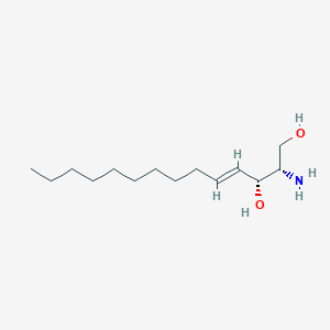 molecular formula C₁₄H₂₉NO₂ B1141354 (2S,3R,4E)-2-Amino-4-tetradecene-1,3-diol CAS No. 24558-60-9
