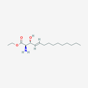B1141355 (2S,3R,4E)-2-Amino-3-hydroxy-tetradecenoic Acid Ethyl Ester CAS No. 1356010-95-1