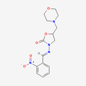 molecular formula C15H18N4O5 B1141357 2-NP-Amoz CAS No. 183193-59-1