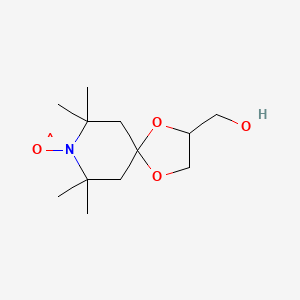 molecular formula C₁₂H₂₂NO₄ B1141366 N-Oxytriacetoneamine Glycerol Ketal CAS No. 150980-90-8
