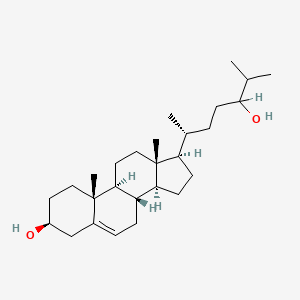 molecular formula C₂₇H₄₆O₂ B1141375 24-Hydroxycholesterol CAS No. 30271-38-6