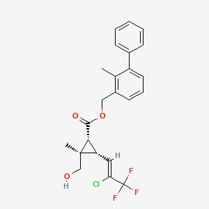 molecular formula C₂₃H₂₂ClF₃O₃ B1141379 Hydroxy-Bifenthrin CAS No. 146726-17-2