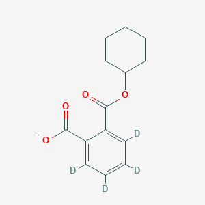 molecular formula C₁₄H₁₂D₄O₄ B1141417 单环己基邻苯二甲酸酯-d4 CAS No. 1398066-18-6