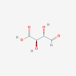 B1141421 (2R,3S)-2,3-dihydroxy-4-oxobutanoic acid CAS No. 1106851-69-7