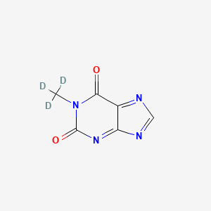 molecular formula C6H3D3N4O2 B1141439 1-(trideuteriomethyl)purine-2,6-dione CAS No. 109987-37-3