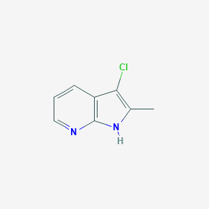molecular formula C8H7ClN2 B114144 3-Chloro-2-methyl-1H-pyrrolo[2,3-b]pyridine CAS No. 145934-55-0