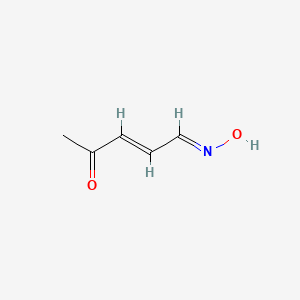 molecular formula C5H7NO2 B1141440 (E,5E)-5-hydroxyiminopent-3-en-2-one CAS No. 100910-04-1