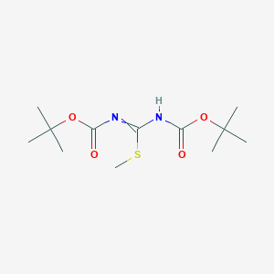 molecular formula C₁₂H₂₂N₂O₄S B1141452 1,3-Di-Boc-2-methylisothiourea CAS No. 107819-90-9