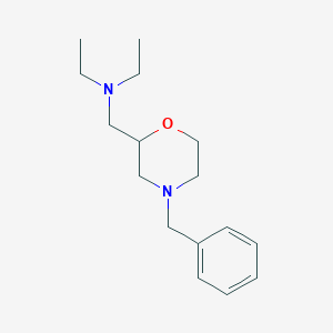 molecular formula C16H26N2O B114146 (4-BENZYL-MORPHOLIN-2-YLMETHYL)-DIETHYL-AMINE CAS No. 147465-50-7