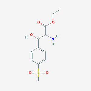 beta-Hydroxy-4-(methylsulfonyl)-phenylalanine ethyl ester
