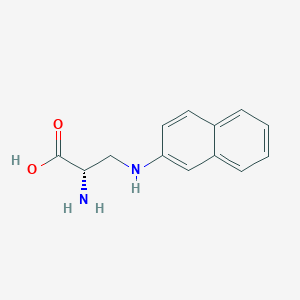 molecular formula C₁₃H₁₄N₂O₂ B1141487 3-(2-Naphthalenylamino)alanine CAS No. 1185251-09-5