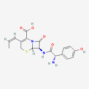 molecular formula C₁₈H₁₉N₃O₅S B1141497 (2S,3'Z)-Cefprozil CAS No. 110764-35-7