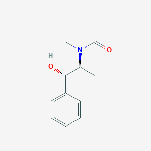 molecular formula C12H17NO2 B114151 N-[(1S,2S)-1-hydroxy-1-phenylpropan-2-yl]-N-methylacetamide CAS No. 5878-95-5