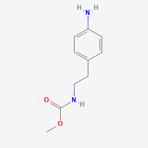 molecular formula C10H14N2O2 B114152 Methyl 4-aminophenethylcarbamate CAS No. 144222-20-8
