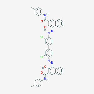2-Naphthalenecarboxamide, 4,4'-((3,3'-dichloro(1,1'-biphenyl)-4,4'-diyl)bis(azo))bis(3-hydroxy-N-(4-methylphenyl)-