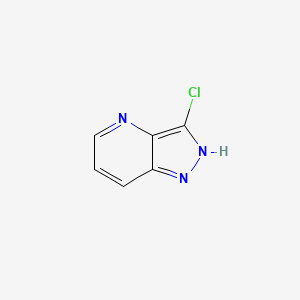 molecular formula C6H4ClN3 B1141531 3-Chloro-1H-pyrazolo[4,3-b]pyridine CAS No. 1357945-31-3