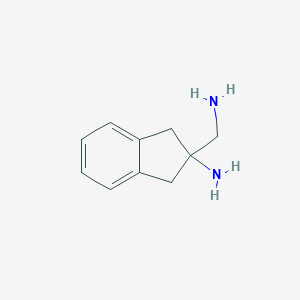 molecular formula C10H14N2 B114154 2-(Aminomethyl)-2,3-dihydro-1H-inden-2-amine CAS No. 144800-63-5