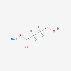 molecular formula C4H3D4NaO3 B1141542 Sodium 4-hydroxybutyrate-2,2,3,3-d4 CAS No. 1251763-08-2