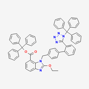 molecular formula C62H48N6O3 B1141556 N-Trityl Candesartan Trityl Ester CAS No. 1215772-81-8