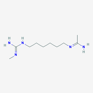 molecular formula C10H23N5 B1141557 N'-[6-[(N'-methylcarbamimidoyl)amino]hexyl]ethanimidamide CAS No. 32289-58-0