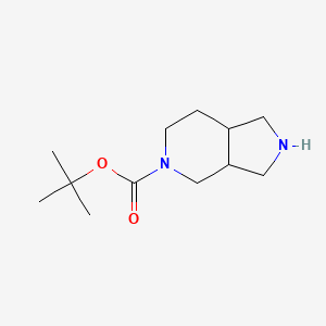 molecular formula C12H22N2O2 B1141565 5-Boc-Octahydropyrrolo[3,4-c]pyridine CAS No. 1257389-94-8
