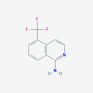 molecular formula C10H7F3N2 B1141568 5-(Trifluoromethyl)isoquinolin-1-amine CAS No. 1357946-47-4