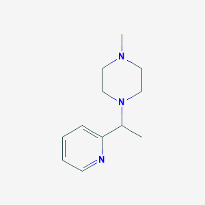 1-Methyl-4-(1-(pyridin-2-yl)ethyl)piperazine